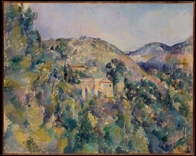 Uitzicht op het Domaine Saint-Joseph, late jaren 1880 door Paul Cézanne